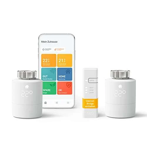 Tado Smartes Heizkörperthermostat – Wifi Starter Kit V3+, Inkl. 2 X Thermostat 3 Tado Smartes Heizkörperthermostat – Wifi Starter Kit V3+, Inkl. 2 X Thermostat