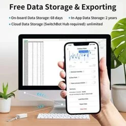 SwitchBot IP65 Thermometer Hygrometer Innen Außen 3er, 120m Bluetooth Reichweite -Elektronische Geräte Verkäufe 2266890 1 3