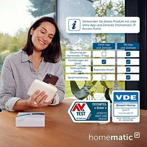Homematic IP Smart Home Heizkörperthermostat – Basic + Fenster- Und Türkontakt Mit Magnet 8 Homematic IP Smart Home Heizkörperthermostat – Basic + Fenster- Und Türkontakt Mit Magnet – Bild 6