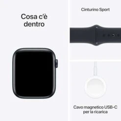 Apple Watch SE 44mm (2. Generation 2023) | GPS + Cellular | Aluminiumgehäuse Und Sportarmband (S/M) In Mitternacht -Elektronische Geräte Verkäufe 2267602 1 5