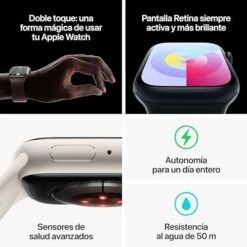 Apple Watch Series 9 GPS 41mm Aluminium Polarstern Sportarmband Polarstern Oder Rot -Elektronische Geräte Verkäufe 2268462 1 4