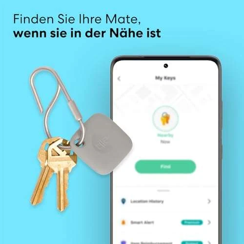 Tile Mate (2022) Bluetooth Schlüsselfinder, 1er Pack, 60m Reichweite, Inkl. Community Suchfunktion, IOS Und Android App, PRIME 5 Tile Mate (2022) Bluetooth Schlüsselfinder, 1er Pack, 60m Reichweite, Inkl. Community Suchfunktion, IOS Und Android App, PRIME – Bild 3