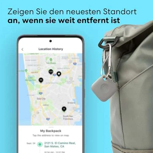 Tile Mate (2022) Bluetooth Schlüsselfinder, 1er Pack, 60m Reichweite, Inkl. Community Suchfunktion, IOS Und Android App, PRIME 6 Tile Mate (2022) Bluetooth Schlüsselfinder, 1er Pack, 60m Reichweite, Inkl. Community Suchfunktion, IOS Und Android App, PRIME – Bild 4