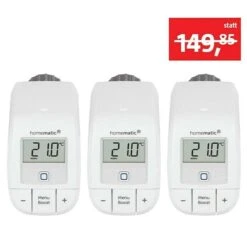 Homematic IP 3er Set Heizköperthermostate Modell: Basic Bei Allen Bauhaus Filialen Vor Ort Oder Bauhaus Online