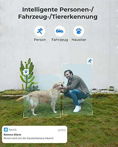 Reolink 4K PoE Überwachungskamera Mit Weitwinkel-/Teleobjektiv, Outdoor IP-Kamera Mit Bewegungsmelder 6 Reolink 4K PoE Überwachungskamera Mit Weitwinkel-/Teleobjektiv, Outdoor IP-Kamera Mit Bewegungsmelder – Bild 4