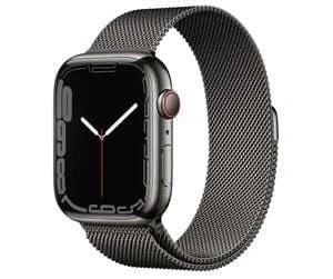 Apple Watch Series 7 Edelstahl Graphit Mit Milanese Armband BESTPREIS 3 Apple Watch Series 7 Edelstahl Graphit Mit Milanese Armband BESTPREIS