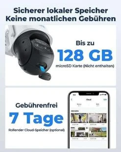 Reolink PTZ Überwachungskamera Aussen Akku Mit Auto-Tracking, 6X Hybridzoom, Dual Lens, WLAN, Solar Modul -Elektronische Geräte Verkäufe 2270463 1 7