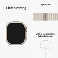 Apple Watch Ultra (GPS + Cellular, 49mm) Smartwatch -Elektronische Geräte Verkäufe 2271106 1 6