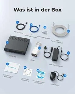 Reolink 4K Überwachungskamera Set RLK8-800B4-A, 8CH Videoüberwachung Mit 4X 8MP PoE IP Kamera + 2TB HDD NVR 24/7 [amazon Prime + Ohne Prime] -Elektronische Geräte Verkäufe 2271247 1 7