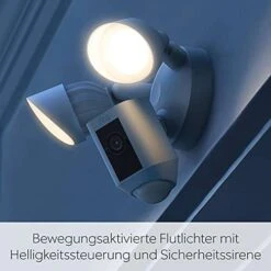 Ring Flutlichtkamera Plus Kabel Floodlight Cam Wired Plus Überwachungskamera Aussen WLAN LED-Flutlicht Nachtsicht Bewegungserfassung Sirene -Elektronische Geräte Verkäufe 2271517 1 2