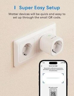 4x Meross Matter Smart Steckdose Mit Stromverbrauch, WLAN Steckdosen Mit Stromzähler, Apple Home, Alexa Und Google, 16A | 13,81 € Pro Stuck -Elektronische Geräte Verkäufe 2272370 1 7