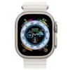 Apple Watch Ultra GPS + Cellular 49mm Titan Ocean Armband Weiß
