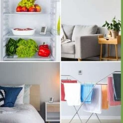 [Amazon Prime] Bresser 6er Set Thermometer Hygrometer - Luftfeuchtigkeit, Schimmelvorbeugung - Indikator Smiley, Weiß -Elektronische Geräte Verkäufe 2273244 1 4