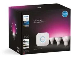 [MediaMarkt&Saturn] PHILIPS Hue White & Col. Amb. GU10 Dreierpack Inkl. Bridge Starter Set 2000 - 6500