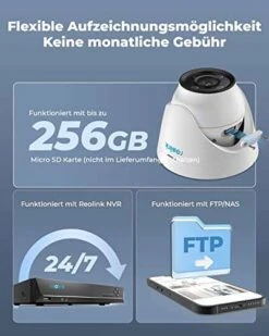 [Amazon] Reolink RLC-1224A | 12MP PoE Überwachungskamera Mit Spotlight | Smarte Erkennung, Farbige Nachtsicht / Nur 83,95 € (BestPrice) -Elektronische Geräte Verkäufe 2273716 1 5