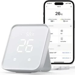 SwitchBot Hub 2, WLAN Thermometer Hygrometer