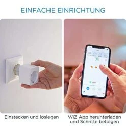 [Prime / MM / Saturn] WiZ Smart Plug, Smarte Steckdose, Smarte Steuerung Per App/Stimme über WLAN, Inkl. Stromverbrauchsmessung, Einzelpack -Elektronische Geräte Verkäufe 2275434 1 5