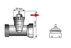 Amazon Prime/ Danfoss RAVL Heizkörperthermostat Adapter (Eurotronic 700099)/ Anschluss: 26mm, Z.B. Für AVM Fritz Dect 301 Oder 302 -Elektronische Geräte Verkäufe 2276283 1 2