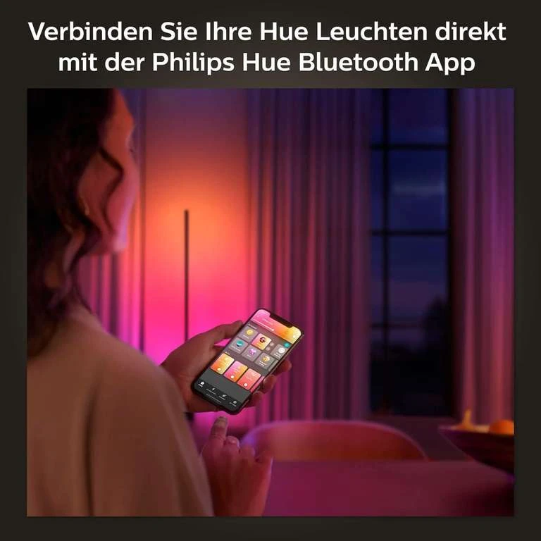 PHILIPS Hue Gradient Signe Tischleuchte Schwarz - Saturn / Mediamarkt 6 PHILIPS Hue Gradient Signe Tischleuchte Schwarz - Saturn / Mediamarkt – Bild 4