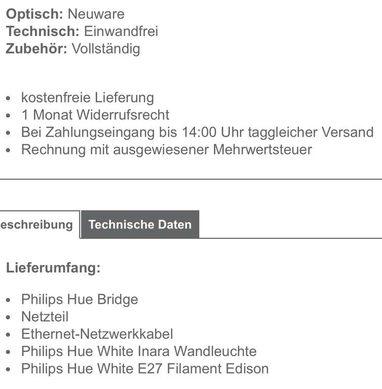 Philips Hue White Inara LED Wandleuchte Schwarz Inkl. Hue Bridge Smart Home App 6 Philips Hue White Inara LED Wandleuchte Schwarz Inkl. Hue Bridge Smart Home App – Bild 4