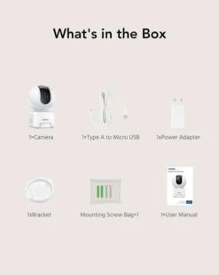 Annke Crater Pro Überwachungskamera (2560x1440, WLAN, PTZ, Bewegungserkennung, 2-Wege-Audio, 6m Nachtsicht, MicroSD, ONVIF) 17 Annke Crater Pro Überwachungskamera (2560x1440, WLAN, PTZ, Bewegungserkennung, 2-Wege-Audio, 6m Nachtsicht, MicroSD, ONVIF) -Elektronische Geräte Verkäufe 2279671 1 7