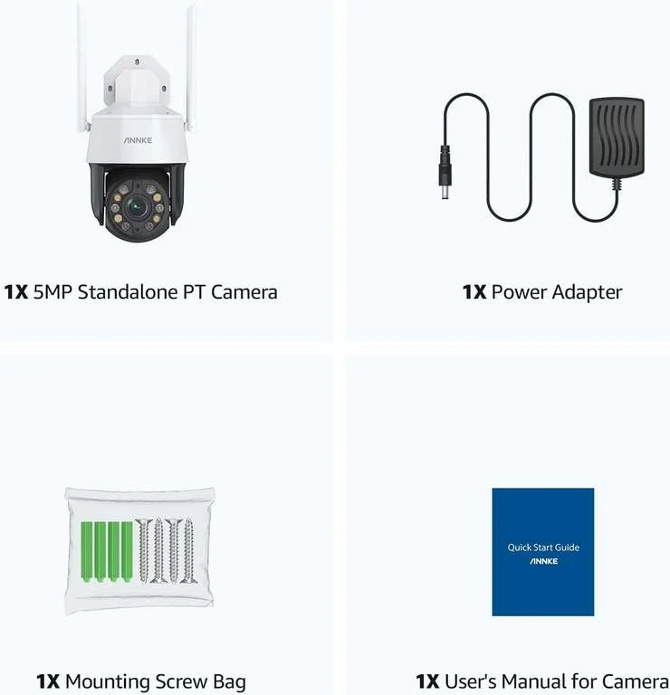 Annke WZ500 Überwachungskamera (2592x1944@20fps, PTZ 355/90°, 20x Zoom, Personenerkennung, 2-Wege-Audio, WLAN, LAN, ONVIF, RTSP, MicroSD) 10 Annke WZ500 Überwachungskamera (2592x1944@20fps, PTZ 355/90°, 20x Zoom, Personenerkennung, 2-Wege-Audio, WLAN, LAN, ONVIF, RTSP, MicroSD) – Bild 8