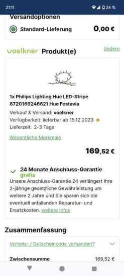 Philips Hue Festavia 250 LED's Zum Bestpreis 169,52 Euro -Elektronische Geräte Verkäufe 2281062 1 1