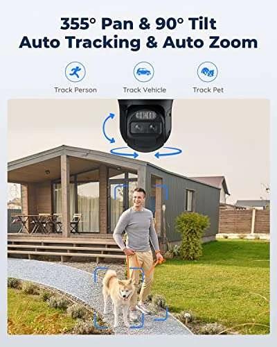 Reolink TrackMix Mit Akku + 6W Solarpanel, WLAN Überwachungskamera Outdoor, 2,4/5GHz WiFi, 360° Ansicht, KI-Erkennung, 2K, Auto Tracking 5 Reolink TrackMix Mit Akku + 6W Solarpanel, WLAN Überwachungskamera Outdoor, 2,4/5GHz WiFi, 360° Ansicht, KI-Erkennung, 2K, Auto Tracking – Bild 3