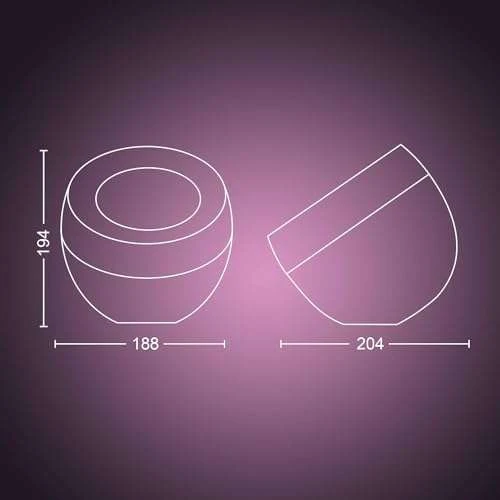 Philips Hue White & Color Ambiance Iris Tischleuchte (Amazon & MediaMarkt) 4 Philips Hue White & Color Ambiance Iris Tischleuchte (Amazon & MediaMarkt) – Bild 2