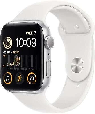 APPLE Watch SE 2022 GPS 44 Mm Aluminium Sportband Silber/weiß MNK23FD/A B-WARE 3 APPLE Watch SE 2022 GPS 44 Mm Aluminium Sportband Silber/weiß MNK23FD/A B-WARE