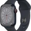 Apple Watch Series 8 (GPS) 41mm Mit Sportarmband In Mitternacht | Aus Aluminium | OLED | 32GB | Ca. 18h Akku | US-Ware Mit Garantie