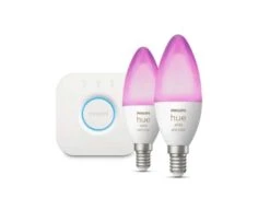 2x Philips Hue White & Color Ambiance 470 Inkl. Bridge