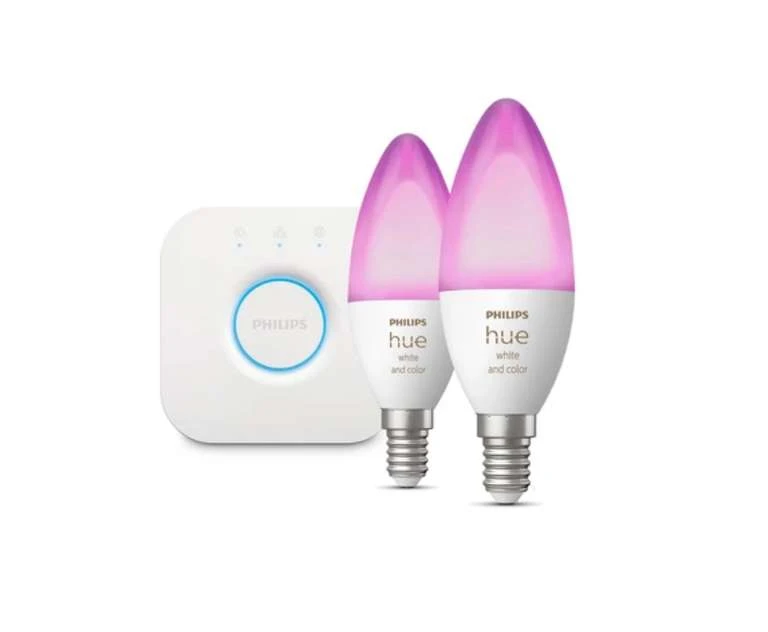 2x Philips Hue White & Color Ambiance 470 Inkl. Bridge 3 2x Philips Hue White & Color Ambiance 470 Inkl. Bridge