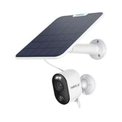 Reolink Argus 3 Ultra + 6W Solarpanel - 4k Akku-Überwachungskamera; WLAN; Nachtsicht; Smarte Alarme, 2-Wege-Audio, Sirene, MicroSD, IP65